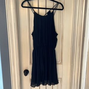 Strappy Black Abercrombie & Fitch Sleeveless Dress Size L